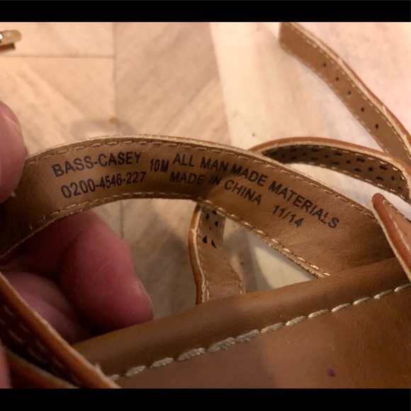 Bass leather boho sandals - Picture 4 of 4